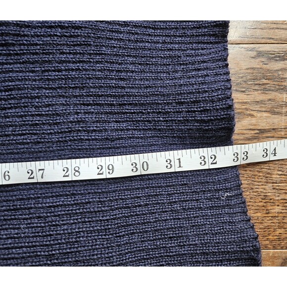 NWT The Marine Shop USMC Blue Wool Knit Sweater Wooly-P Long Sleeve Size 48 - Picture 6 of 14